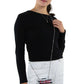 Model wearing a Mellow Monkey metallic silver Diet Coke can novelty crossbody bag with a detachable chain strap.