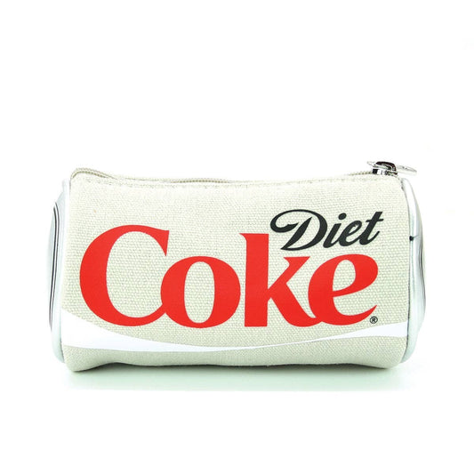 Mellow Monkey Diet Coke can-shaped canvas coin purse with a secure zipper for small essentials.