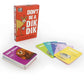 Mellow Monkey Don't Be a Dik Dik adult card game box and colorful illustrated nature-themed playing cards