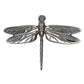 Mellow Monkey handcrafted nickel silver dragonfly door knocker with a polished, durable finish.