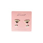 Mellow Monkey espresso martini stud earrings with hypoallergenic stainless steel posts on a pink display card.
