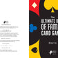 Mellow Monkey The Ultimate Book of Family Card Games paperback cover featuring colorful playing card suit icons.