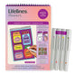 Mellow Monkey FlowArt Foodie Fun coloring kit with 20 meditative scenes, 8 vibrant markers, and hidden patterns.