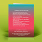 Mellow Monkey funny birthday card with a colorful gradient background and humorous text about weed-themed uses.