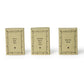 Mellow Monkey pocket-sized ghost ceramic figurines in kraft paper gift boxes with whimsical messages