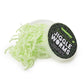 Mellow Monkey glow-in-the-dark sensory jiggle worms in a clear plastic container for tactile play.