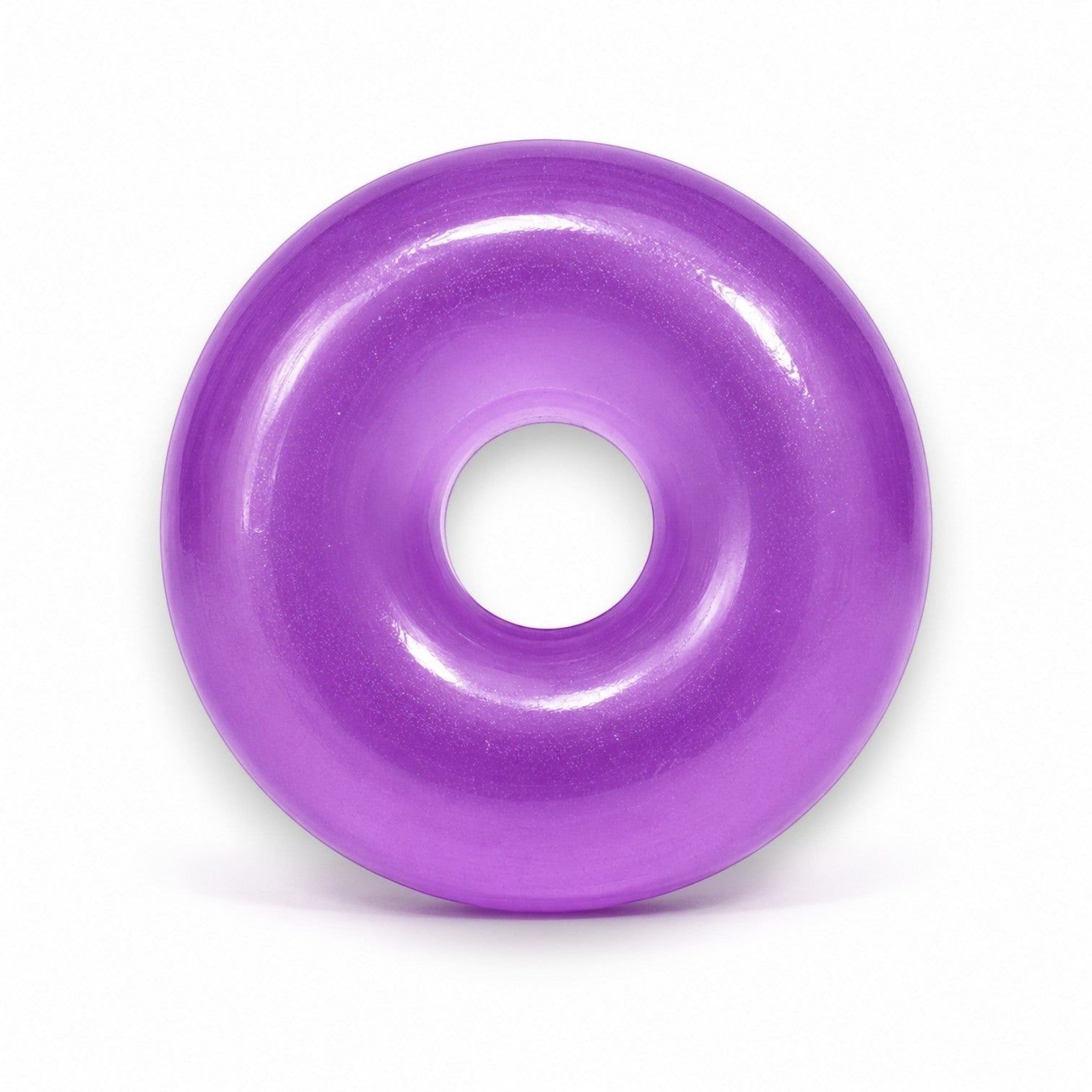 Mellow Monkey FEELZiES grape purple jelly donut sensory fidget bracelet with a smooth, squishy, and flexible texture.