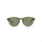 Mellow Monkey Serving Looks Optimum Optical Sunglasses in translucent green with UV protected lenses.