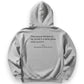 Mellow Monkey grey unisex hoodie with