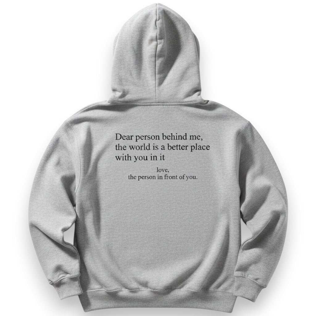 Mellow Monkey grey unisex hoodie with