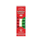 Mellow Monkey Hammond's holiday ribbon candy in a red, white, and green striped handcrafted 3 oz box