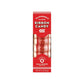 Mellow Monkey Hammond's handcrafted red and white striped ribbon candy in a festive holiday gift box
