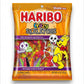 Mellow Monkey Haribo Halloween Crazy Skeletons gummy candy bag featuring sweet and sour fruit-flavored skeleton shapes