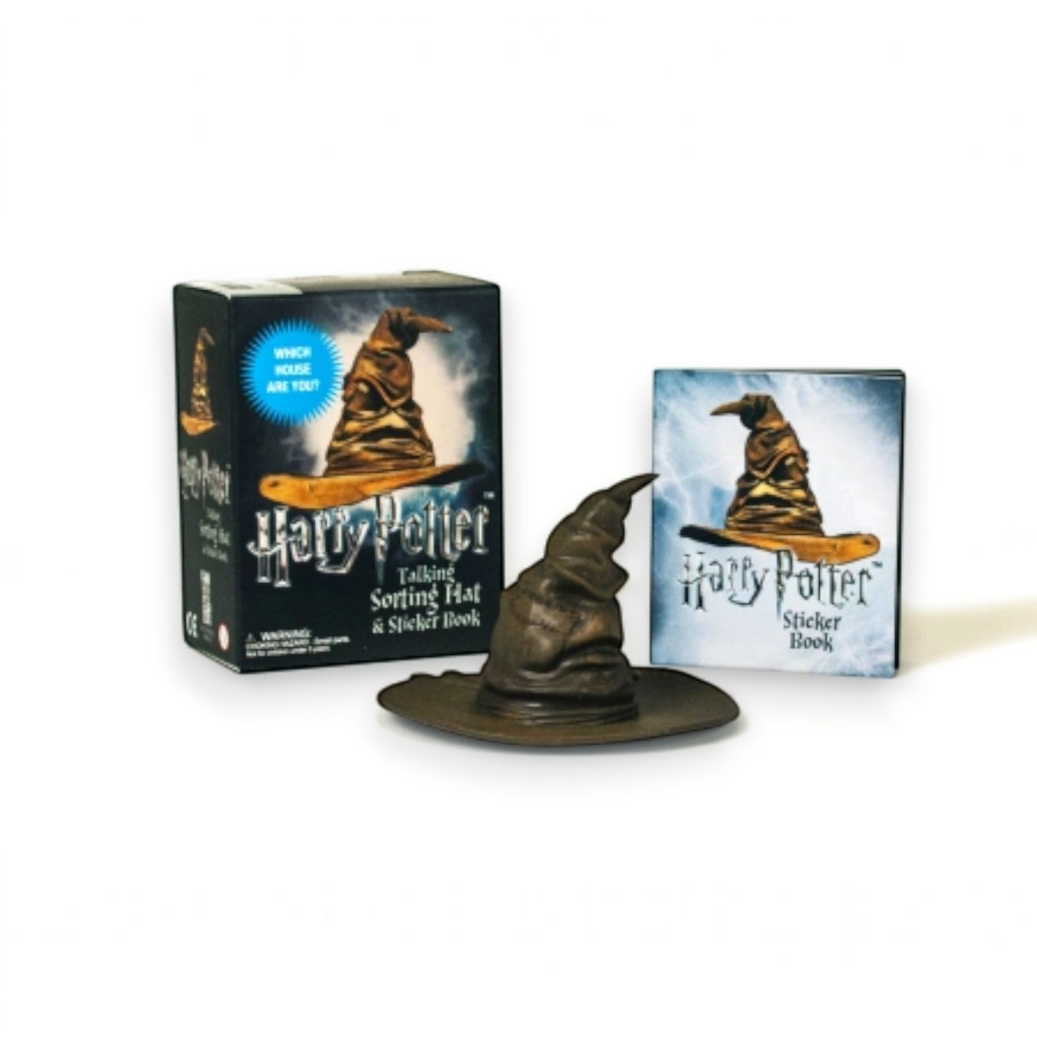 Mellow Monkey Harry Potter talking Sorting Hat miniature replica with sticker book and branded display box