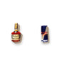 Mellow Monkey handmade stud earrings featuring a miniature Hennessy bottle and an energy drink can design.