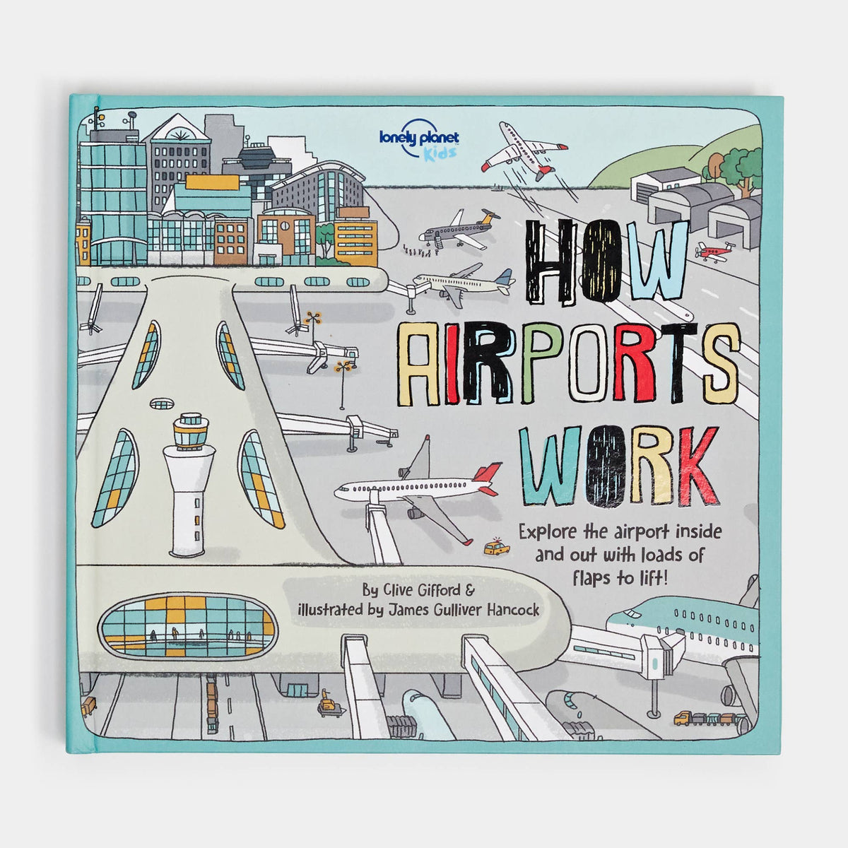 Mellow Monkey How Airports Work interactive lift-the-flap book for kids with colorful airport illustrations