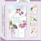 Mellow Monkey Wings of His Word boxed greeting card set featuring hummingbird illustrations and KJV scripture verses.