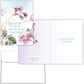 Mellow Monkey religious greeting card featuring a watercolor hummingbird, floral art, and KJV scripture verse.
