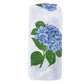 Mellow Monkey hydrangea print baby muslin swaddle blanket in soft bamboo and organic cotton blend
