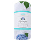 Mellow Monkey hydrangea print baby swaddle blanket made from soft bamboo and organic cotton muslin fabric.