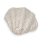 Mellow Monkey ivory resin decorative bowl with a coastal shell-inspired sculpted wave design for home decor.