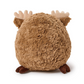 Back view of Mellow Monkey Jingle the Reindeer plush with soft brown fur and light tan antlers.