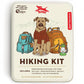 Mellow Monkey Kobe Dog Hiking Kit in a rectangular tin featuring an illustration of a dog with hiking gear.