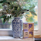Mellow Monkey Lavender and Lemongrass vegan handmade bar soap, 4-oz, in kraft box with window.