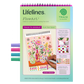 Mellow Monkey Lifelines FlowArt Trace To Doodle pad with 20 meditative scenes and colorful markers for stress relief.