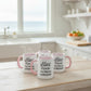Mellow Monkey white ceramic coffee mug with pink interior and handle, text reads "Bitch, Please. I'm From Lordship."