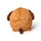 Mellow Monkey Lucky the Puppy plush toy, a round, ultra-soft brown stuffed animal with floppy ears and a small tail.