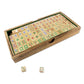 Mellow Monkey NOVICA Mah Jongg Rainwood Tile Game, handcrafted from raintree wood with painted Chinese symbols and dice.