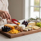 Mellow Monkey Marrakesh Collection 3-piece cheese tool set made of colorful birch wood. Includes spreader, fork, and knife.