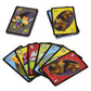 Mellow Monkey Minecraft UNO card game featuring character illustrations and special Creeper rule cards