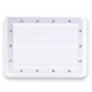 Mellow Monkey Itty-Bitty light up marquee sign with a silver aluminum frame and white customizable message board