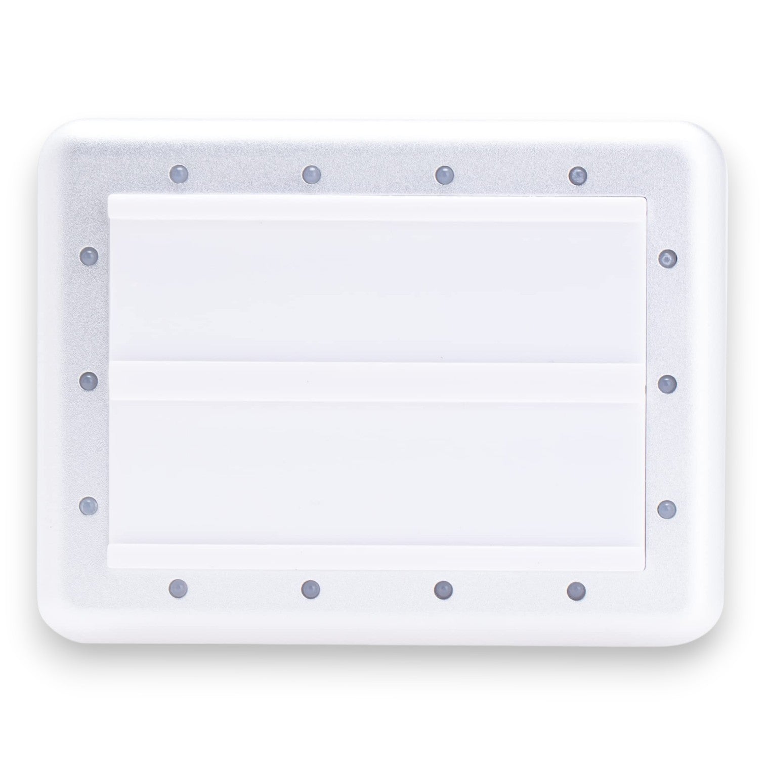 Mellow Monkey Itty-Bitty light up marquee sign with a silver aluminum frame and white customizable message board