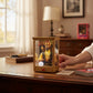 Mellow Monkey mini Zoltar fortune telling booth figurine with light-up crystal ball and fortune cards on a desk