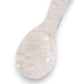 Mellow Monkey Mother of Pearl carved spoon, 2.5-in, iridescent and delicate, perfect for caviar.