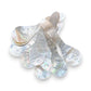 Mellow Monkey Mother of Pearl carved spoons, 2.5-inch, iridescent and delicate, ideal for caviar.