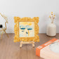 Mellow Monkey Muddies 3D wall frame painting kit featuring a textured Impressionist sunrise scene in a gold frame.