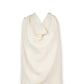 Mellow Monkey natural organic cotton muslin nursing cover with adjustable neckline and built-in silicone teether.
