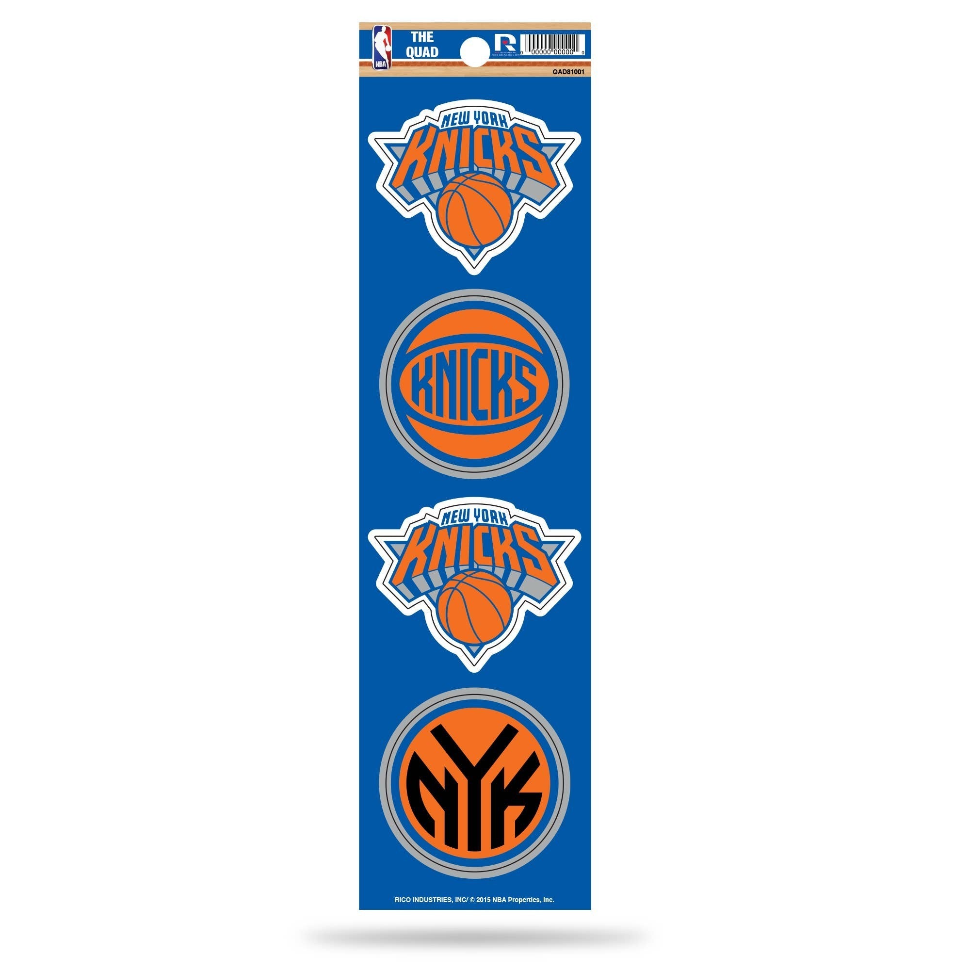 NBA Basketball New York Knicks Quad Decal – Mellow Monkey