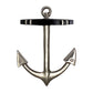 Mellow Monkey nickel silver anchor door knocker with a durable protective coating for coastal home decor.