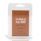 Mellow Monkey 2 oz wax melts in plastic container, "I'm Sick of Your SHIT" Odor Eliminator scent.