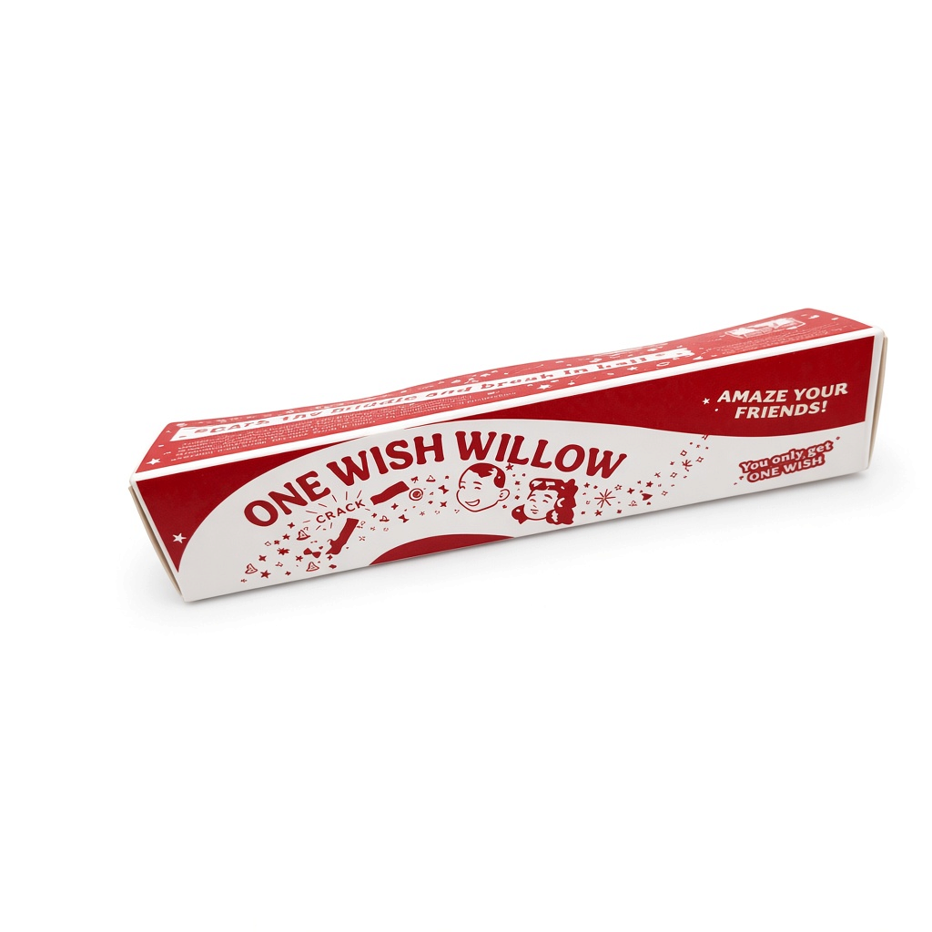 Mellow Monkey One Wish Willow novelty gift item in red and white packaging for movie fans