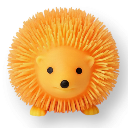Mellow Monkey orange light up hedgehog sensory toy with soft spiky texture for kids