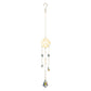 Mellow Monkey Paw Daydream suncatcher with gold chain, crystal beads, and a hanging prism for rainbow light effects.