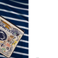 Mellow Monkey Penn State University zip pouch featuring a woven campus map design on durable polyester fabric.