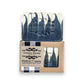 Mellow Monkey Perfect Man handmade vegan bar soap, 4oz, with a marbled black and white design.