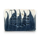 Mellow Monkey Perfect Man vegan handmade bar soap, 4 oz, with marbled black and white swirls.